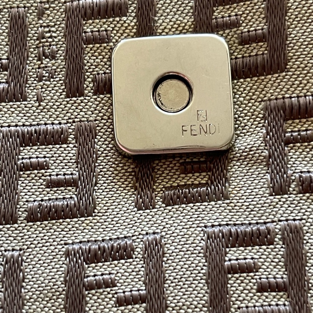 Fendi MAMMA BAGUETTE CLOTH HANDBAG - Picture 6 of 10